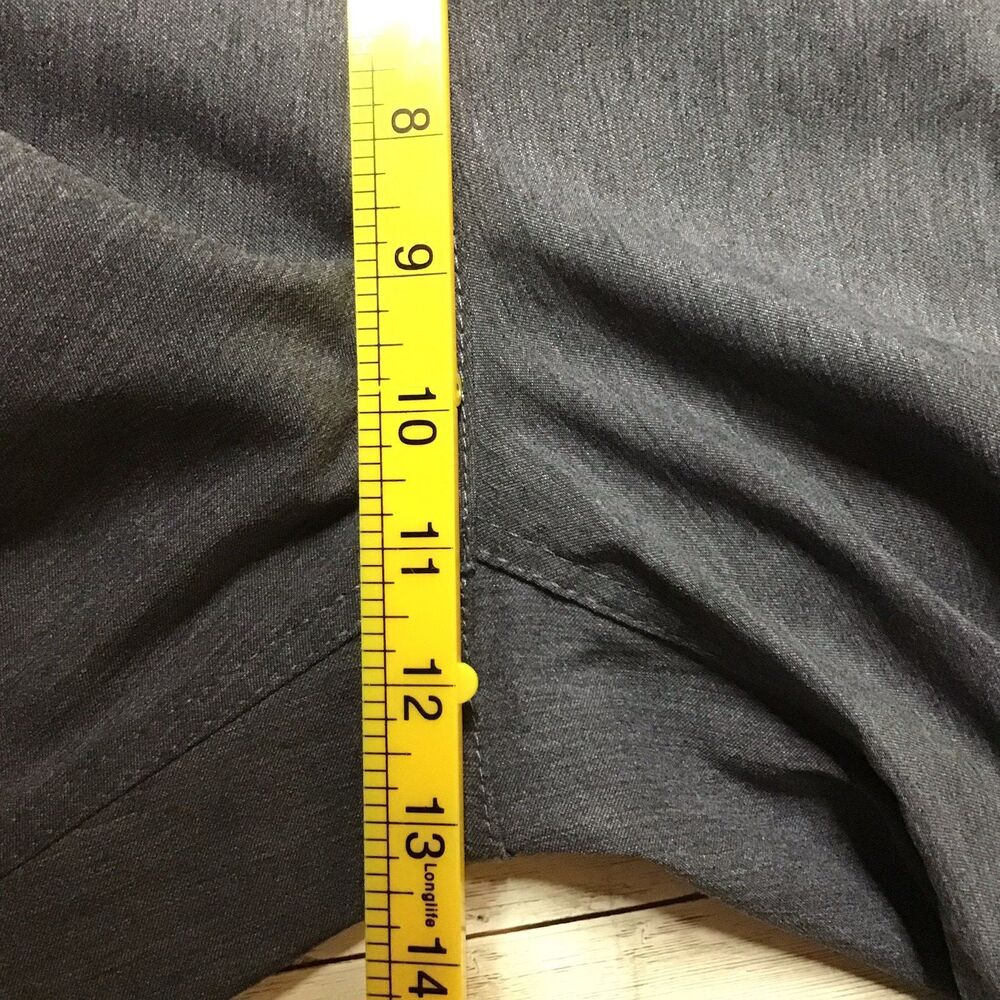 Alia Petite Womens Dress Pants 16P Heather Gray Pull On Hight Rise NEW - Picture 7 of 8